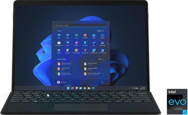 Produktbild Microsoft Surface Pro 8 (13", Intel Core i7-1185G7, 256 GB, 256 GB, Ohne Tastaturlayout)