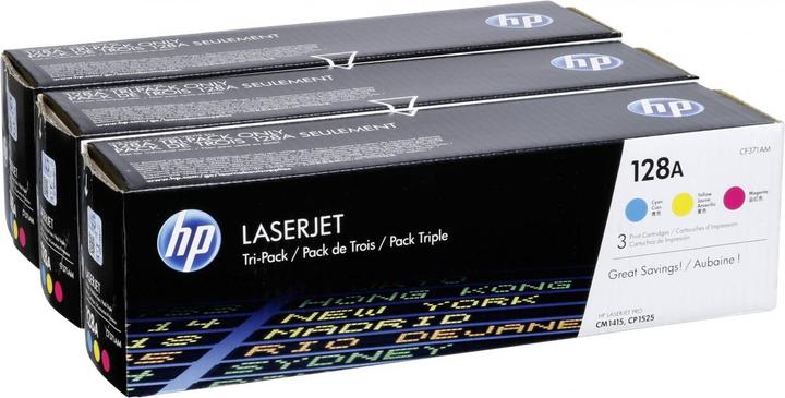 Actual product image HP 128a (M, Y, C)