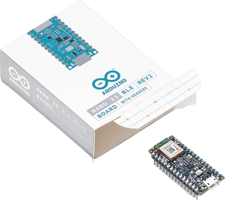 Immagine prodotto Arduino ABX00072 Scheda Nano 33 BLE Rev2 con intestazioni Nano ARM® Cortex®-M4