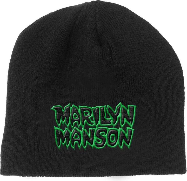 Actual product image Marilyn Manson Unisex Adult Logo Beanie (One size)