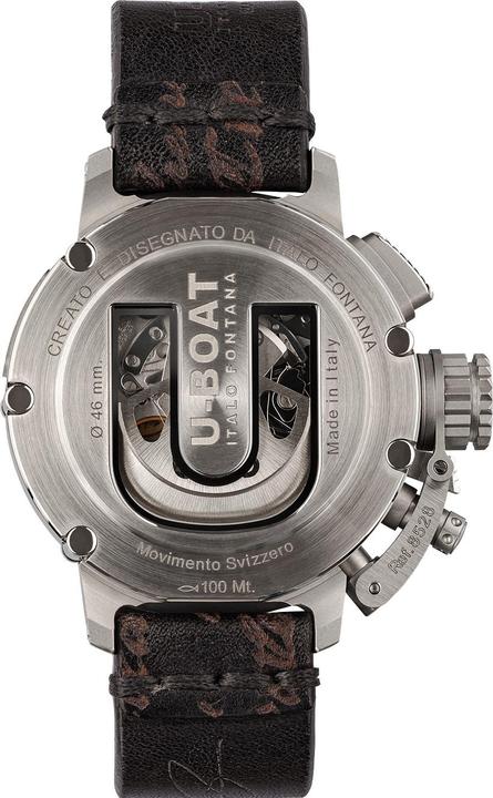 Produktbild U-Boat 8528 Chimera Chronograph Automatik SS 46mm 10ATM (Chronograph, 46 mm)