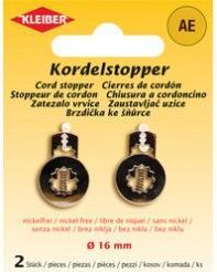 Actual product image Kleiber Cord stopper, metal, silver