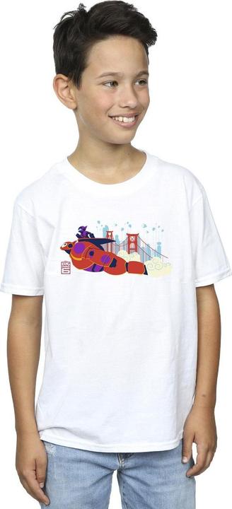 Immagine prodotto Disney Big Hero 6 Baymax Hiro Bridge Maglietta Ragazzi (152, 158)