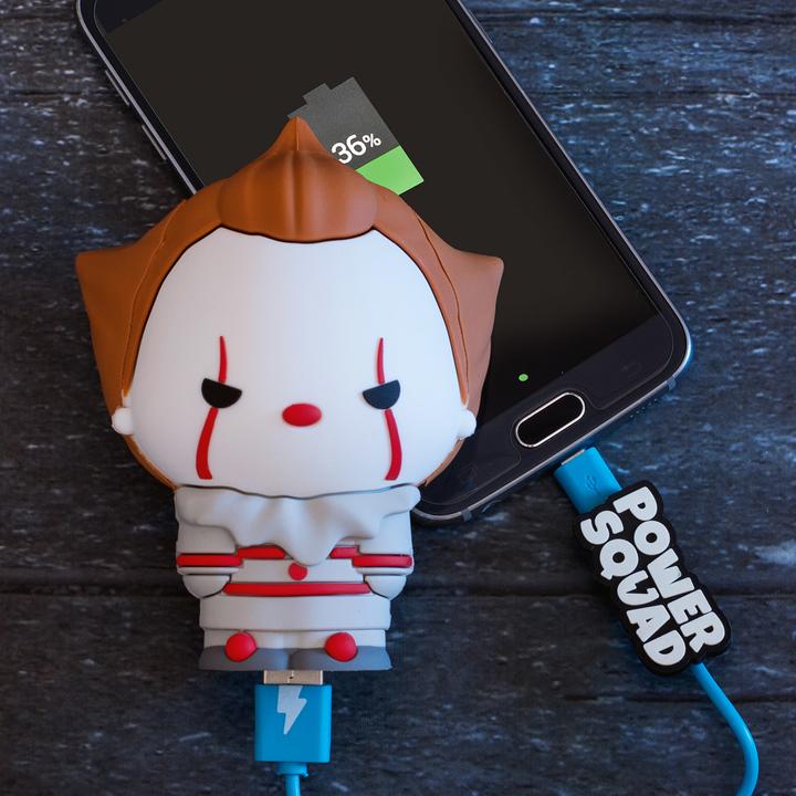 Immagine prodotto PowerSquad Powerbank WB "Pennywise" - Warner Bros. (2500 mAh, 9.25 Wh)