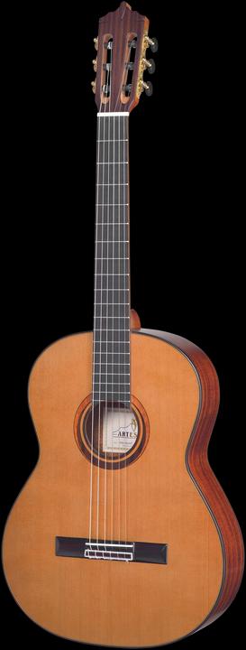 Artesano Nuevo Marrón (Guitare classique, Acajou, Ebène artificiel, Cèdre massif)