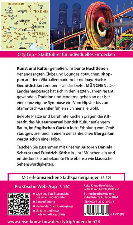 Actual product image CityTrip München (German, Daniela Schetar, Frederick Köthe, 2024)