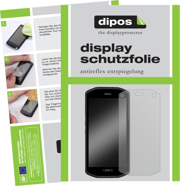 Produktbild Dipos Displayschutzfolie Antireflex (5 Stück, Cyrus CS 28 Hipster)