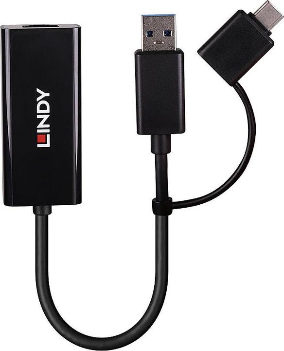Immagine prodotto Lindy USB 3.2 Gen 1 Gigabit (USB, RJ45 Gigabit Ethernet (1x))
