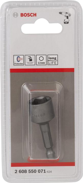 Actual product image Bosch Professional Zubehör Socket spanner, 50 x 13 mm, M 8, with magnet (13 mm)