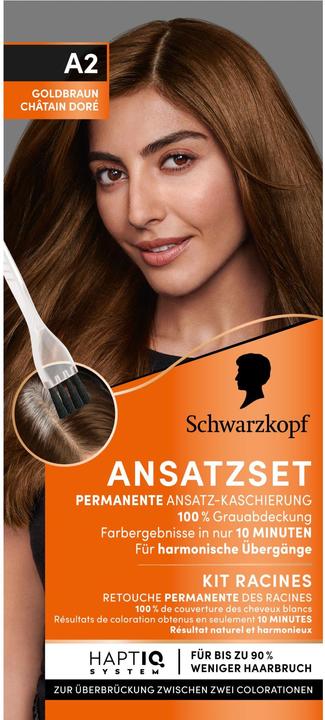 Produktbild Schwarzkopf Ansatzset (A2 Goldbraun)