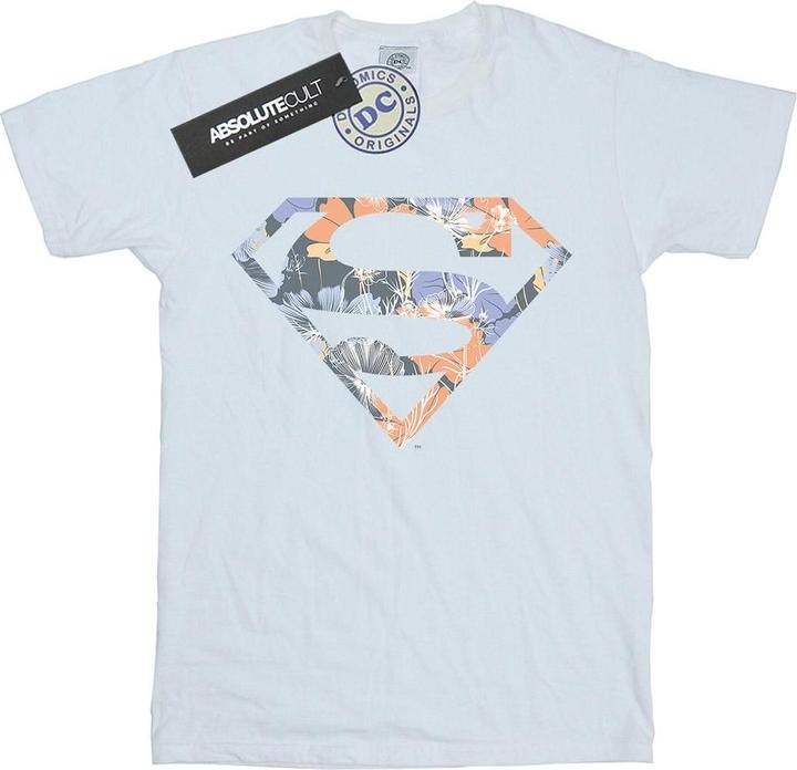 Superman Floral Logo 2 TShirt Jungen