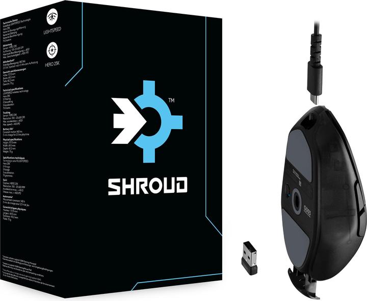 Image du produit Logitech G G303 Shroud Edition (Filaire, Sans fil)