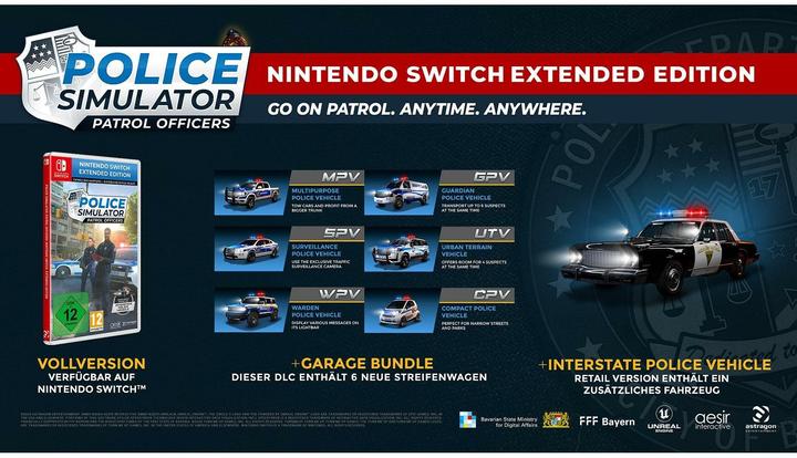 Produktbild astragon Police Simulator: Patrol Officers SWITCH E.E Extended Edition (Switch, DE)