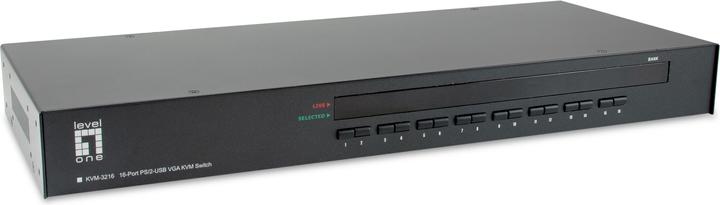 LevelOne Level One KVM-3216 16-Port PS/2-USB VGA KVM Switch