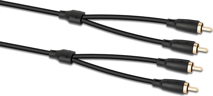 Produktbild QED Connect Cable 2 X Phono (M) To 2 X Phono (M) 3 meters QE8107 (3 m, Cinch)