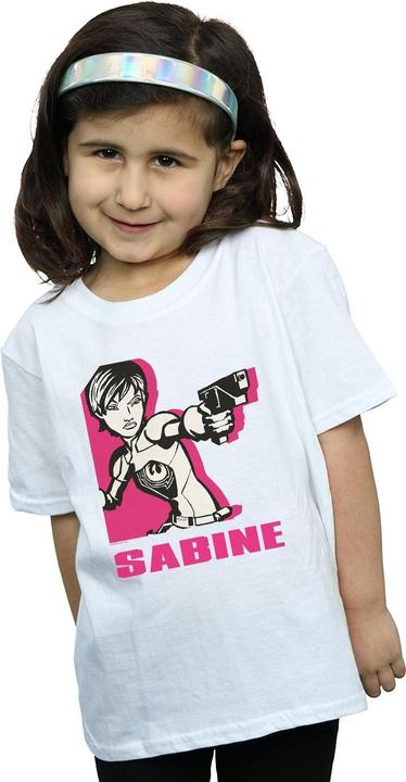 Immagine prodotto Star Wars Rebels Sabine Maglietta Ragazze (152, 158)