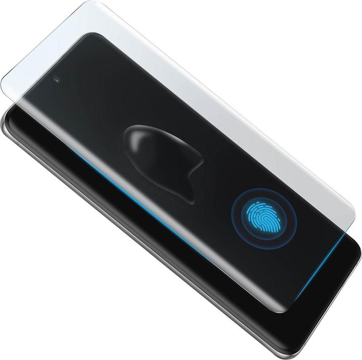 Actual product image Avizar Glass with liquid glue and UV light (1 Piece, Samsung Galaxy S20)