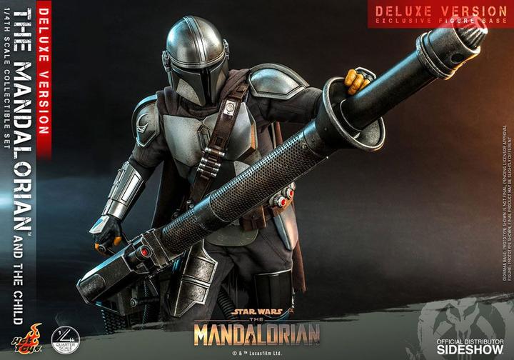 Actual product image Hot Toys Star Wars - The Mandalorian "The Mandalorian & The Child" Deluxe 1/4 Action Figures