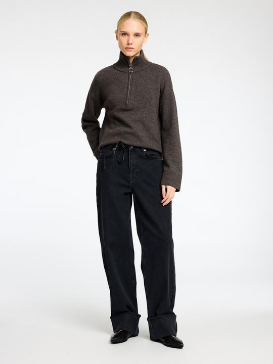 Image du produit Selected Femme Pull demi-zip en tricot (S)