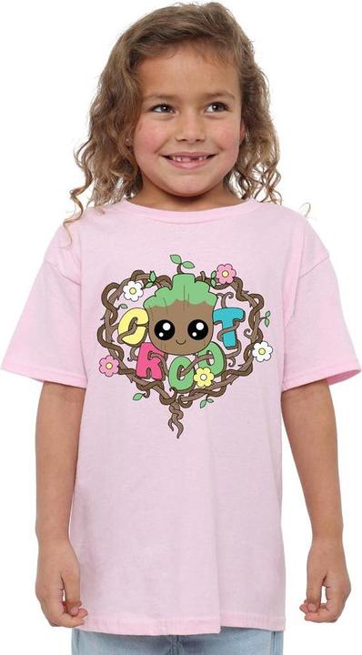 Actual product image Guardians of the Galaxy Childrens/Kids Groot Heart T-Shirt (128)