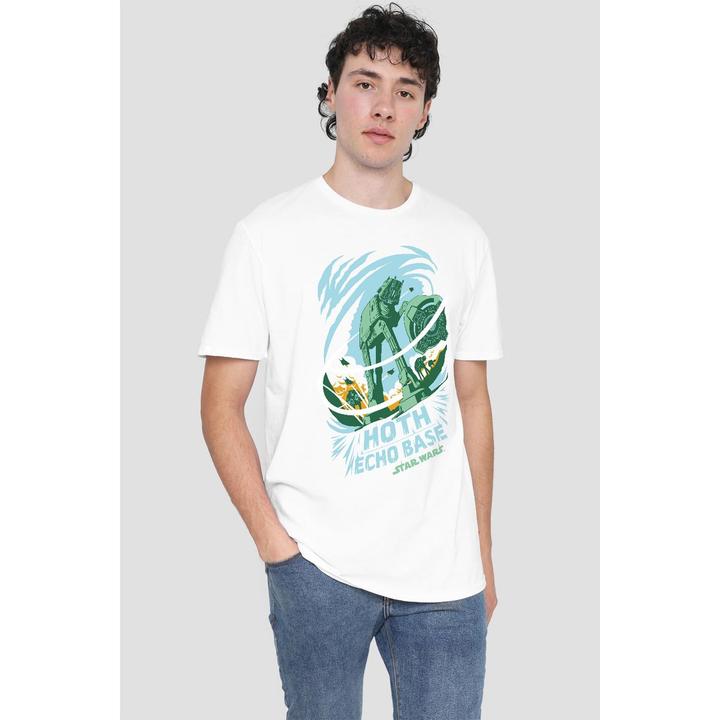 Actual product image Star Wars Mens Echo Base Attack T-Shirt (XXL)