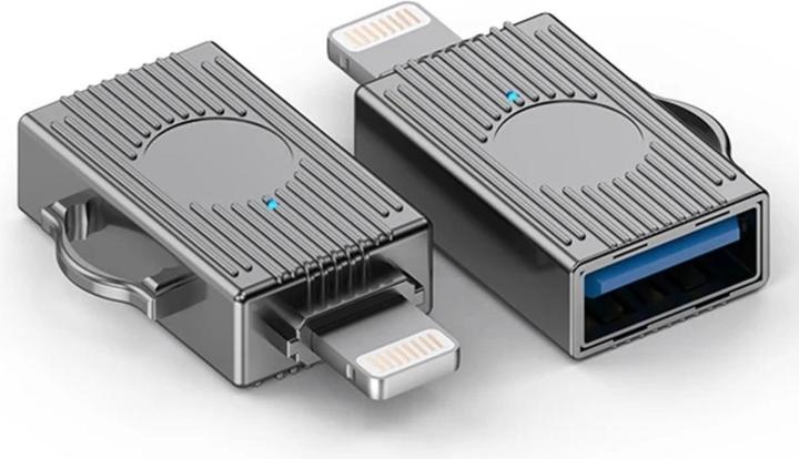 Immagine prodotto PowerGuard Adattatore Titan Lightning a USB 2.0 OTG (USB-A, Lightning)