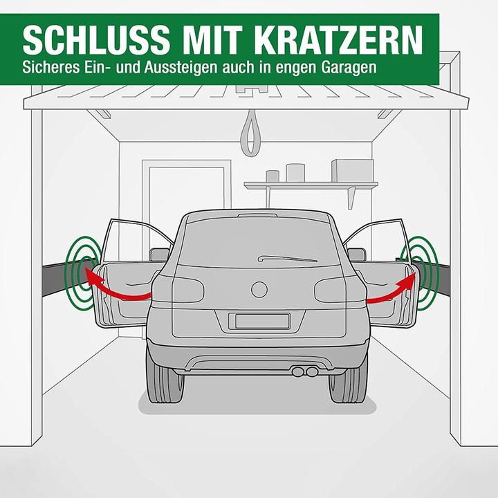 Produktbild Werkstein Garagenwand Stossschutz Selbstklebender Auto Türe Kollisionsschutz - Weiss (2mx20cm)