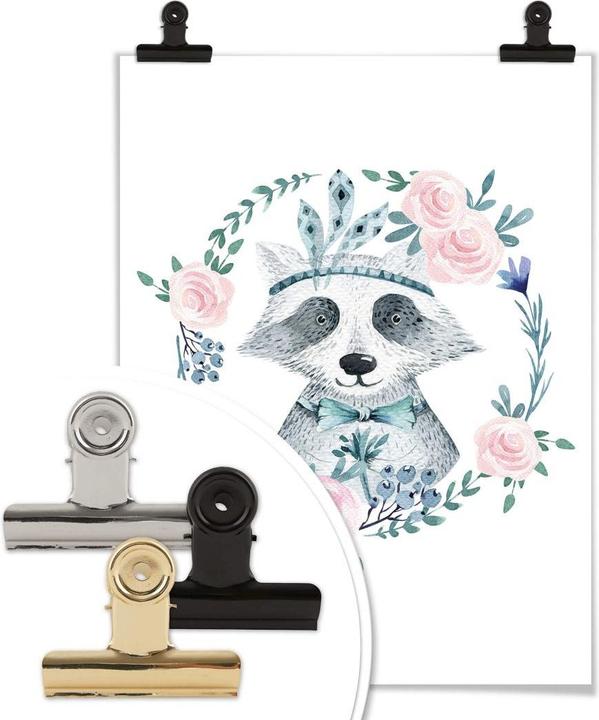 Produktbild Trenddeko Waschbär 01 (30 x 40 cm)