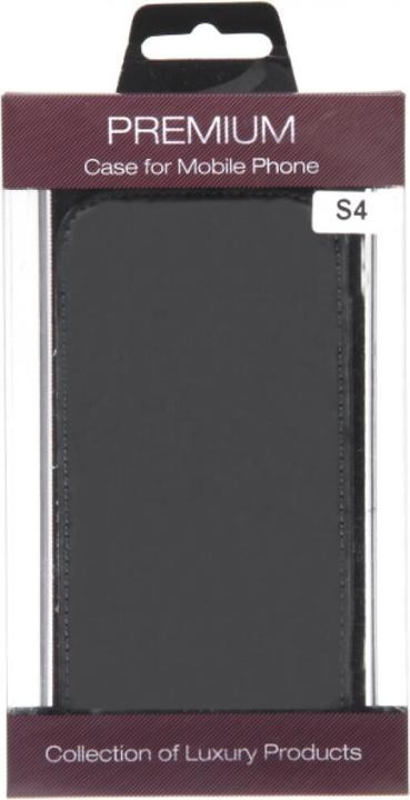 Image du produit OEM Slim Leather Flip Case S4 Galaxy I9500 - Noir (Samsung Galaxy S4)