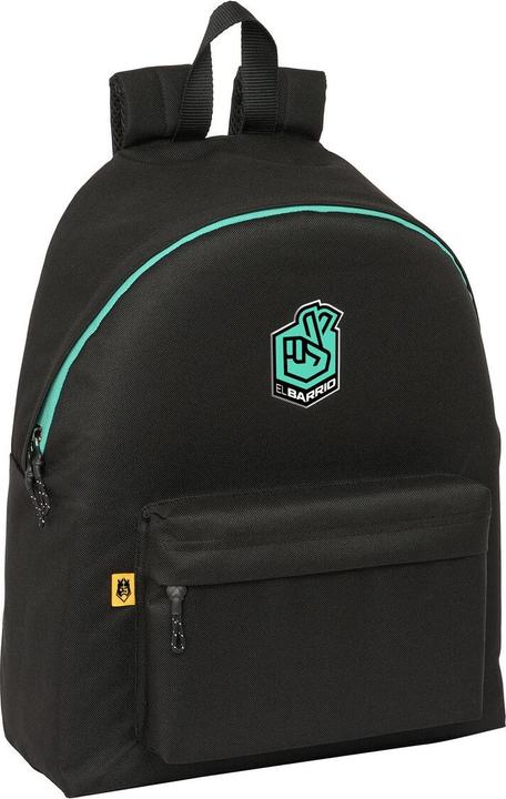 Kings League Schulrucksack El barrio Schwarz 33 x 42 x 15 cm