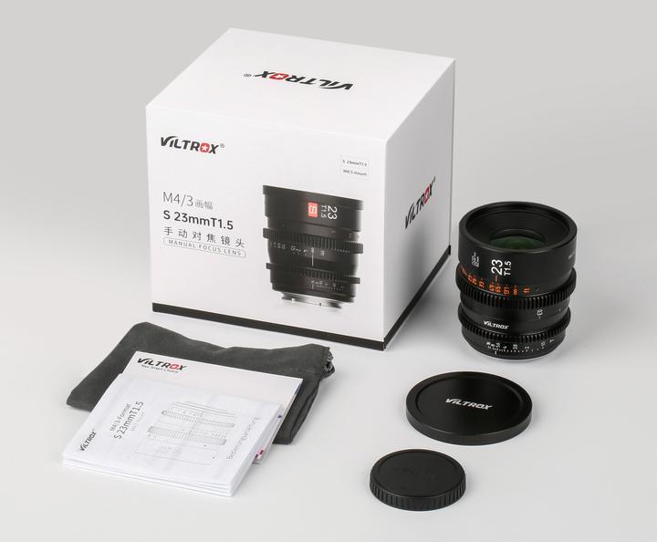 Actual product image Viltrox S 23mm T1.5 Cine MF M4/3 (Micro Four Thirds, APS-C / DX)