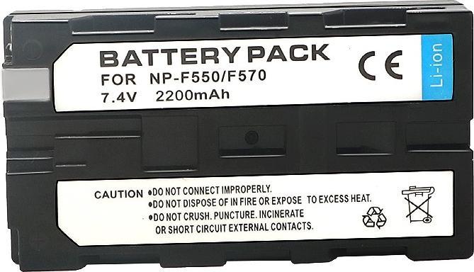 Actual product image Acconic NP-F550 (Rechargeable battery)
