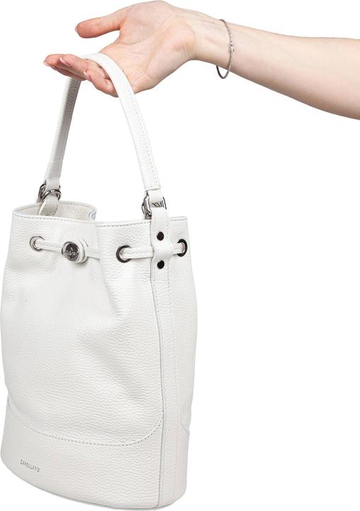 Immagine prodotto Zanellato monda daily day s bucket bag in milk color leather