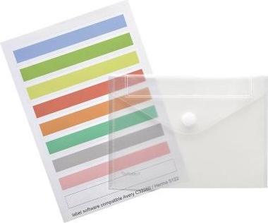 Foldersys Indexmap Voor papierformaat: DIN A4 liggend Materiaal: polypropyleen Kleur: transparant (A4)