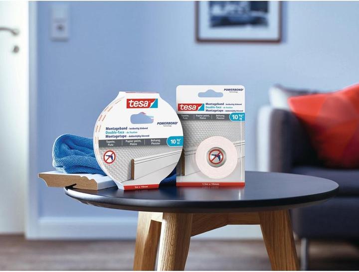 Actual product image tesa assembly tape wallpaper&plaster (19 mm)