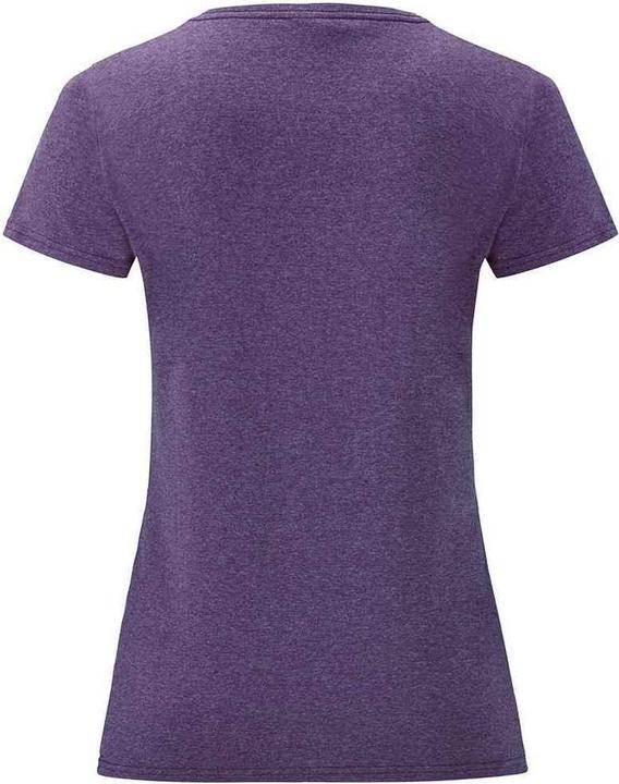 Actual product image Fruit of the Loom Womens/Ladies Valueweight Heather Lady Fit T-Shirt (38 D)
