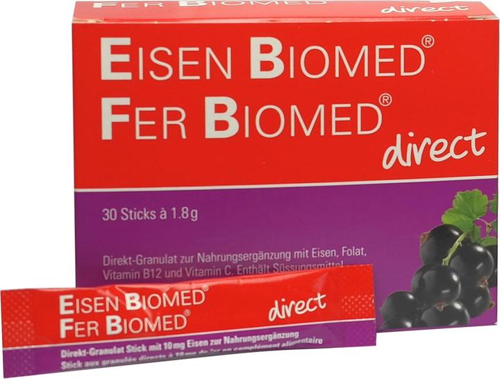 Produktbild Biomed Eisen Direct (30 Stück, Granulat, 83 g)