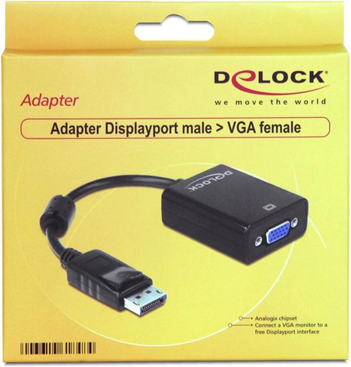 Actual product image Delock DP to (VGA, 12.50 cm)