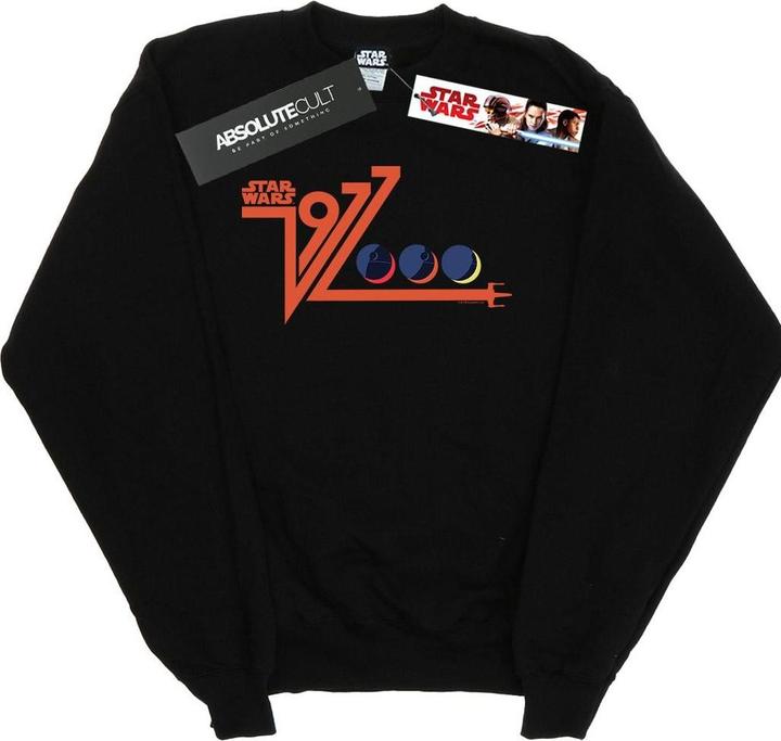 Star Wars Retro 1977 Death Star Sweatshirt (XXL)