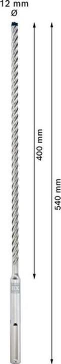Actual product image Bosch Professional Zubehör Expert SDS max-8X hammer drill, 12 x 400 x 540 mm (12 mm)