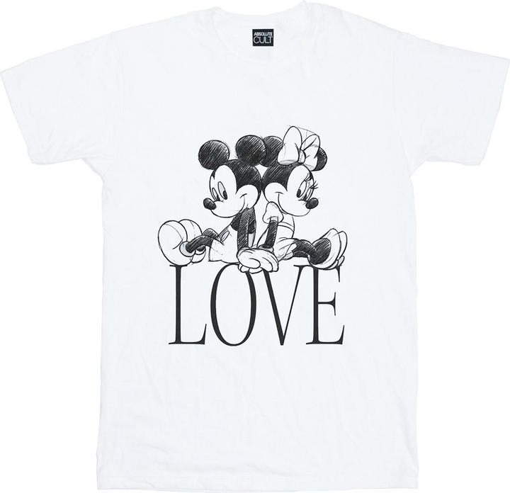Disney Mickey And Minnie Mouse Love TShirt Mädchen