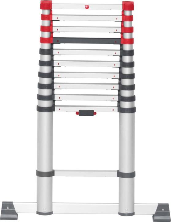 Immagine prodotto Hailo FlexLine, scala telescopica di sicurezza in alluminio, 11 pioli (Scala singola, 99 cm)