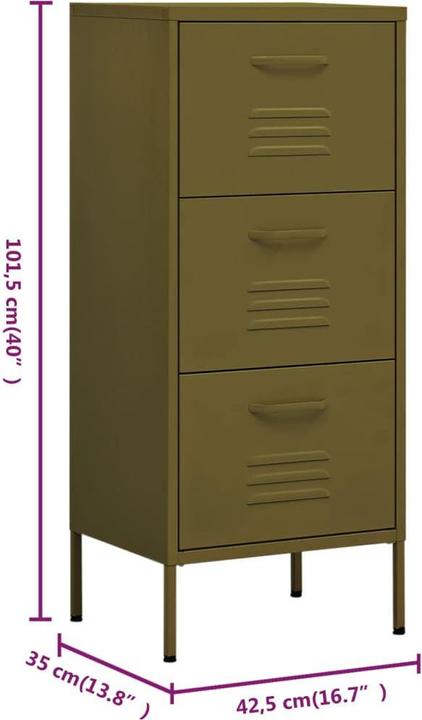 Produktbild VidaXL Nalren (42.5 x 35 x 101.5 cm)