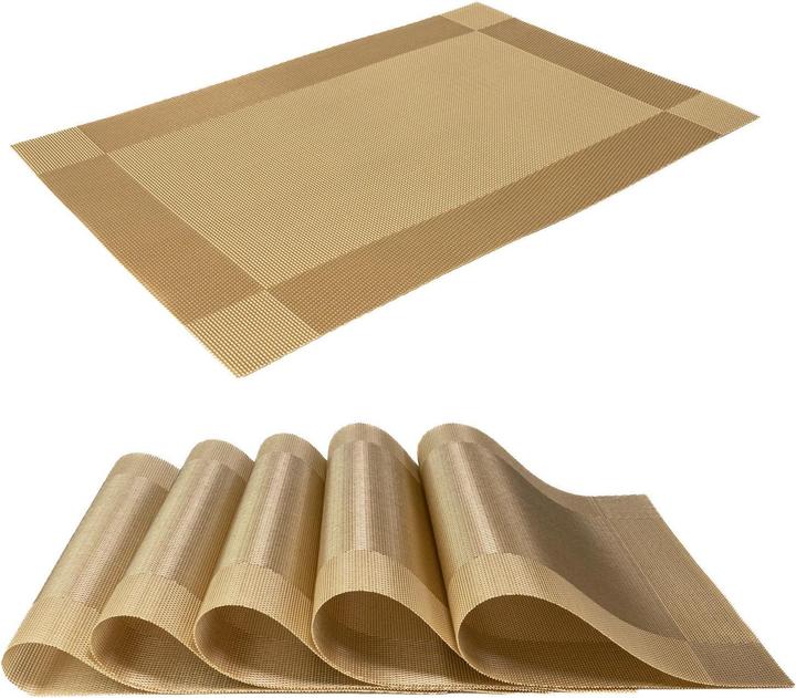 Immagine prodotto Intirilife 6x tovaglietta sottobicchiere lavabile resistente al calore (6 x)
