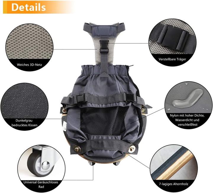 Actual product image DerYEP Dog scooter XXS (XXS, Dog, General)