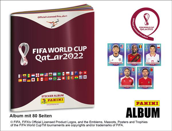 Actual product image Panini FIFA World Cup 2022 Sticker Album Album(Attention 7% VAT)
