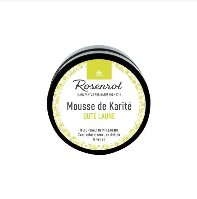 Produktbild Rosenrot Mousse de Karité GUTE LAUNE (Body Butter, 100 ml)