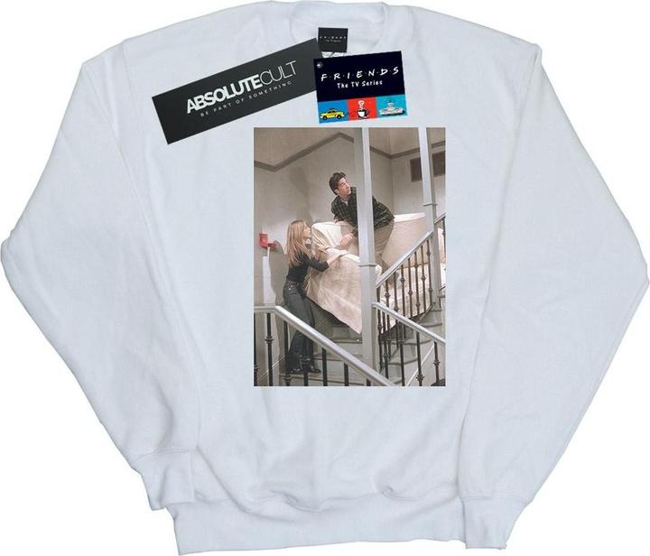 Actual product image Friends Mens Sofa Stairs Photo Sweatshirt (L)