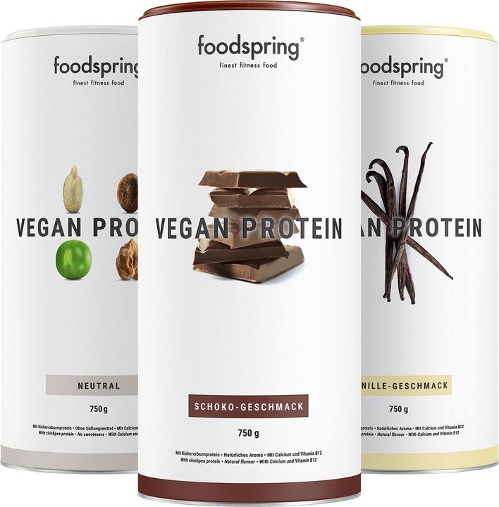 Actual product image Foodspring Vegan protein (Chocolate, 1 pcs., 750 g)