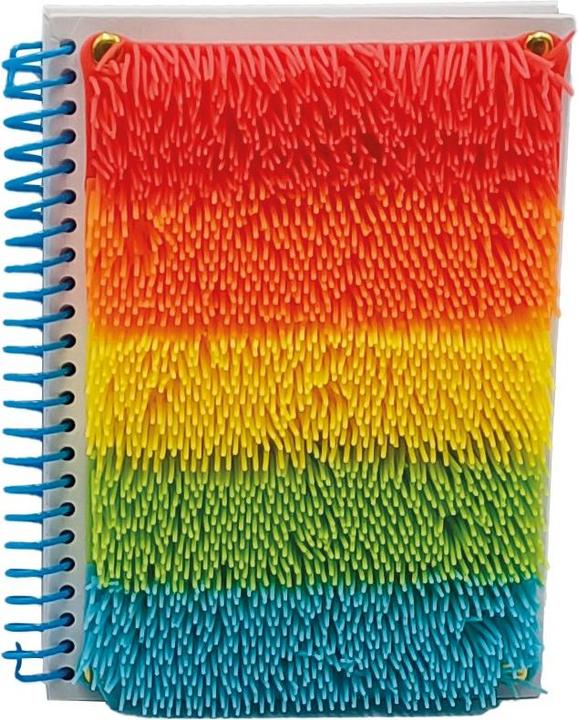 Produktbild Stnux Mehrfarbiges sensorisches Notizbuch mit Fransen (A5, Kariert)